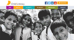 Desktop Screenshot of childliteracy.org