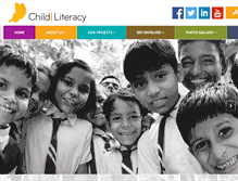 Tablet Screenshot of childliteracy.org